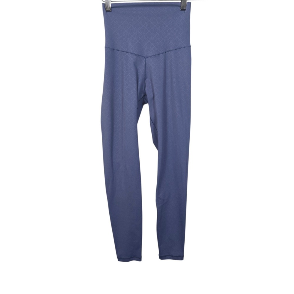 Shefit Leggings Womens Small Blue High Waisted Geometric Pattern Flaw‎